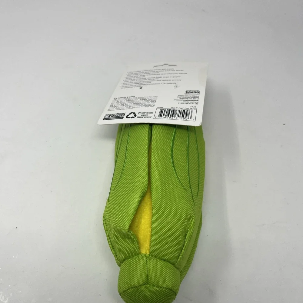 Dog Enrichment Ear of Corn Toy, Hide N' Find, Outward Hound by Nina Ottosson-NEW